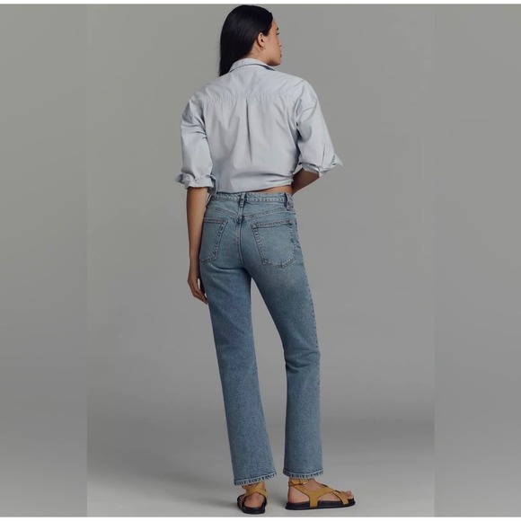 FRAME The Borrowed Mid Rise Boyfriend Jeans Ricochet Women's Size 26 - Picture 12 of 12